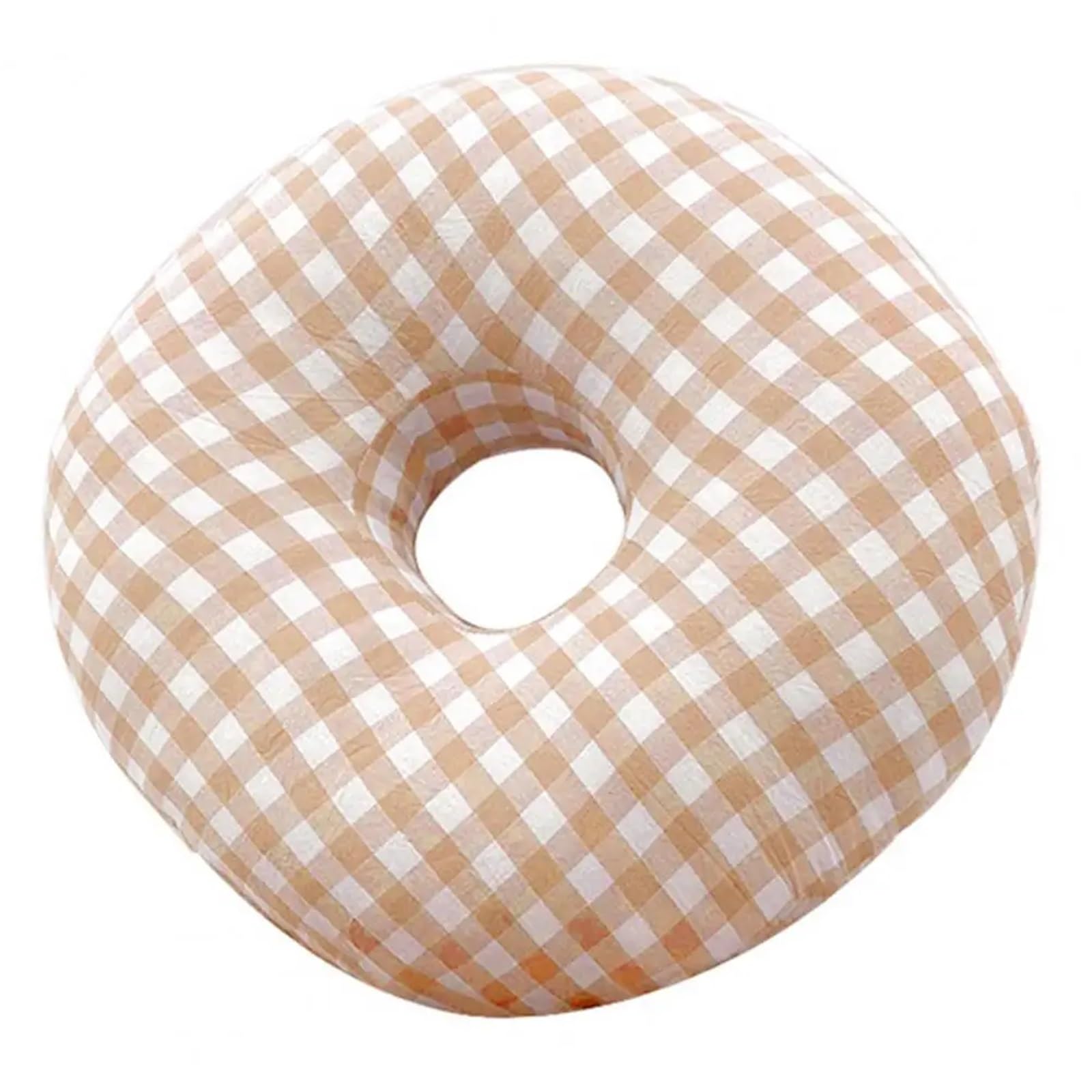LuoAXINN Piercing Pillow 30x30cm Ear Piercing Pillow For Side Sleepers Donut Pillows With Hole Protector Neck Head Support(Orange)