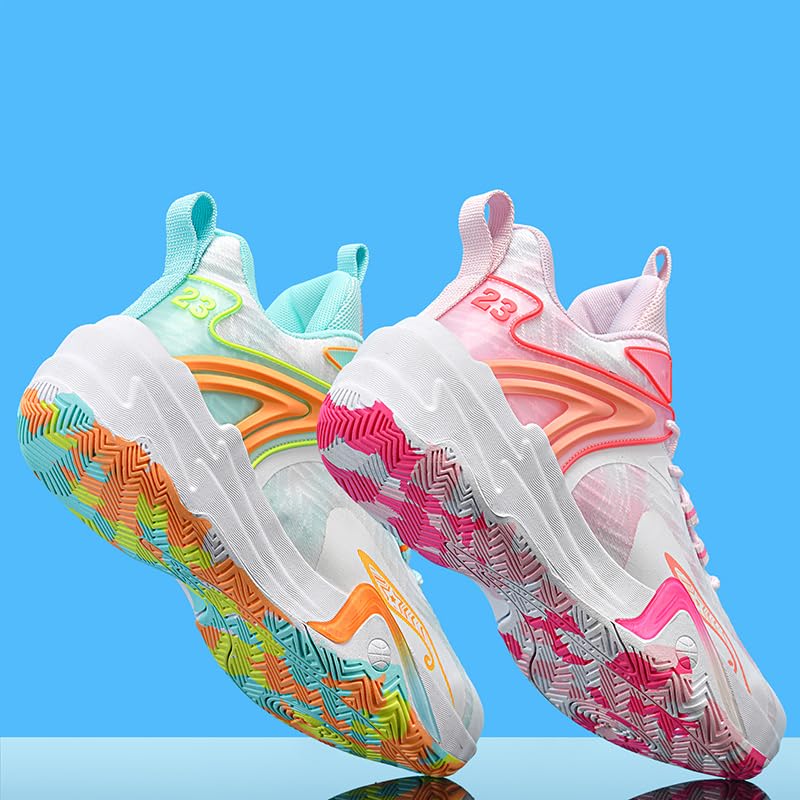 Basketball Shoes Womens Mens Colorful Volleyball Sneakers Slip-Resistant Indoor Outdoor Sport Shoe for Youth2