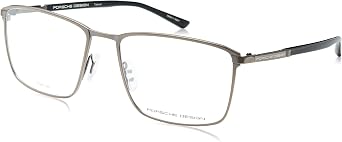 Porsche Design P8397-D Titanium Eyeglasses Mens Brown Full Rim 57mm