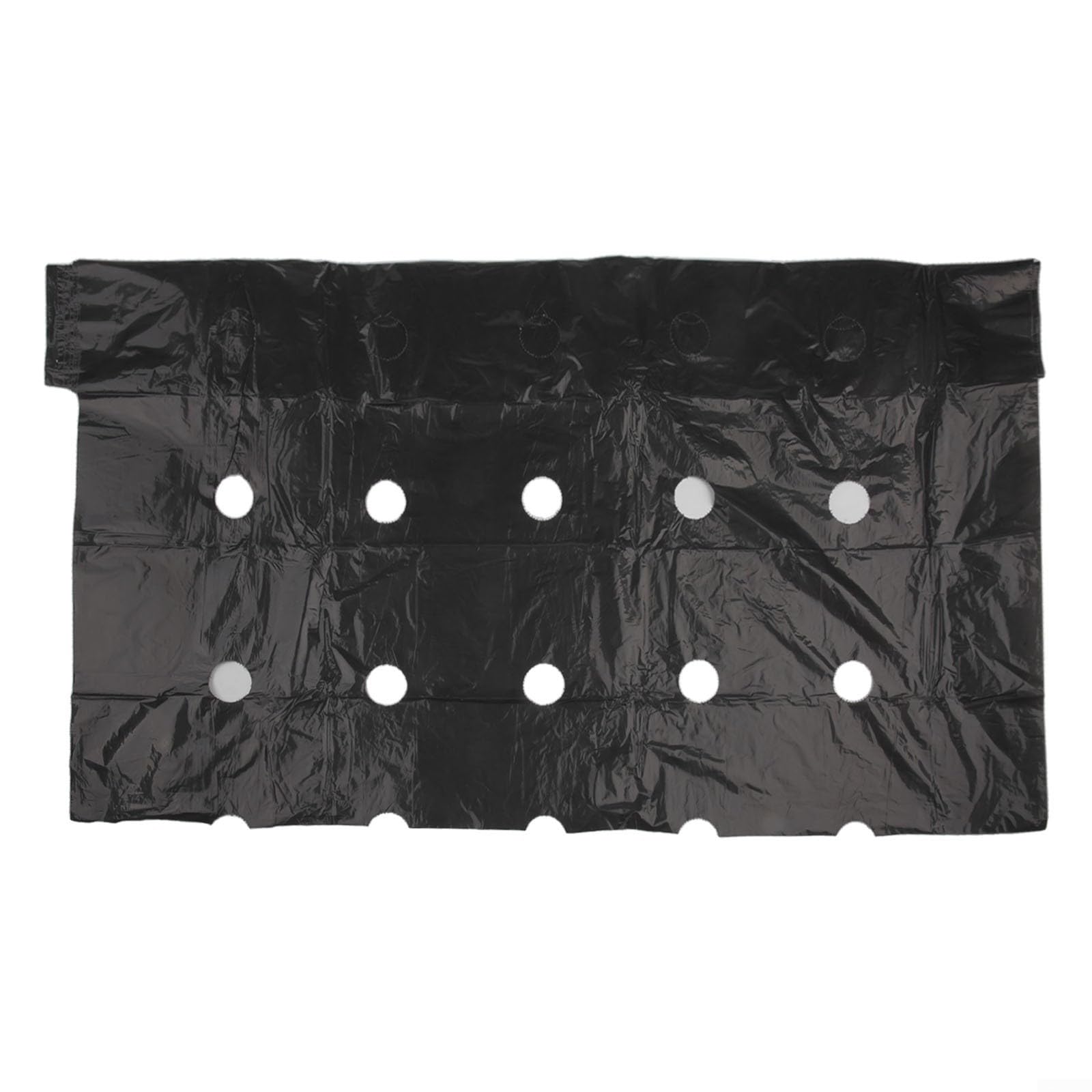 Elchuiaby Black PE Perforated Garden Mulch Film With Plant Holes Agricultural Ground Cover For Vegetable Growing Anti For Weeds(10m*0.95m)