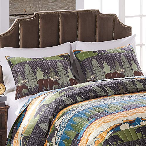 Greenland Home GL-1608ES Black Bear Lodge Pillow Sham thumb #2