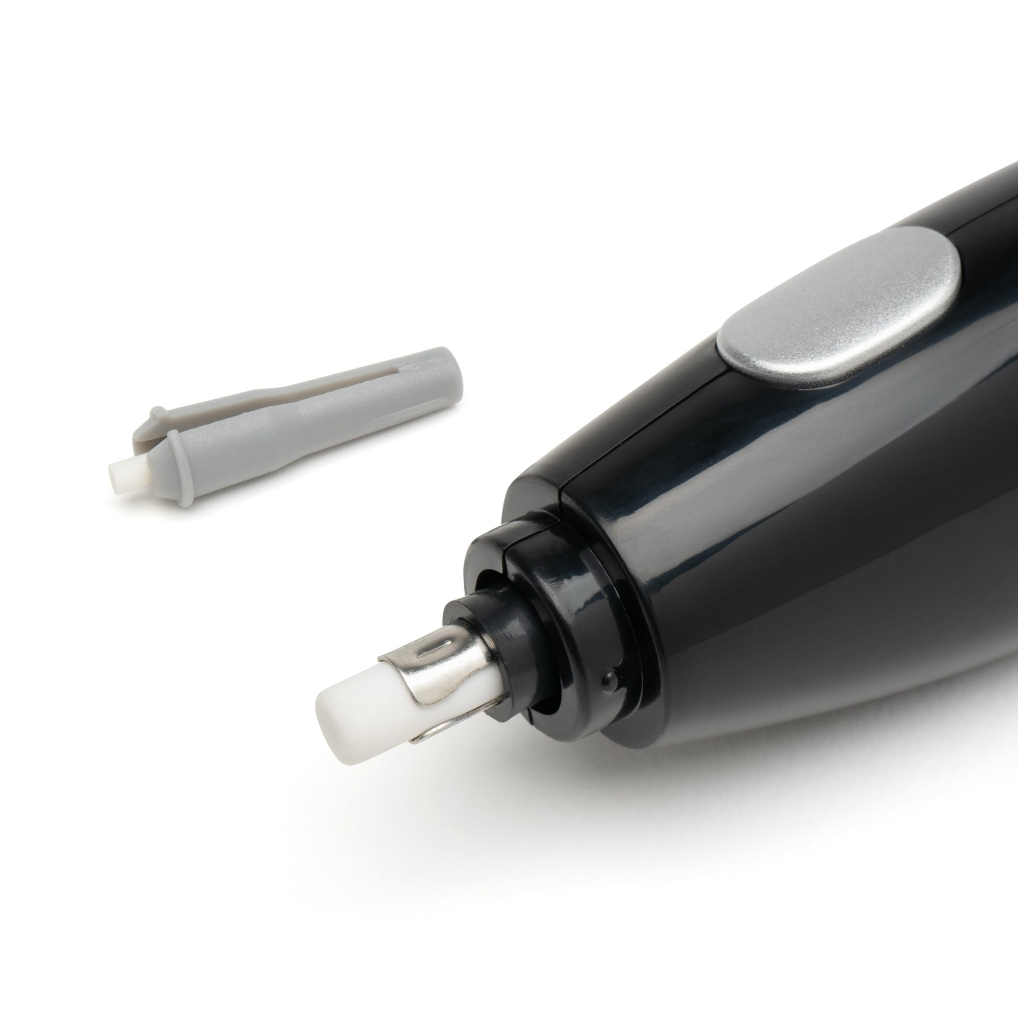 Iwata Medea Elektrischer Radiergummi aus Kunststoff, wiederaufladbar, USB, Schwarz