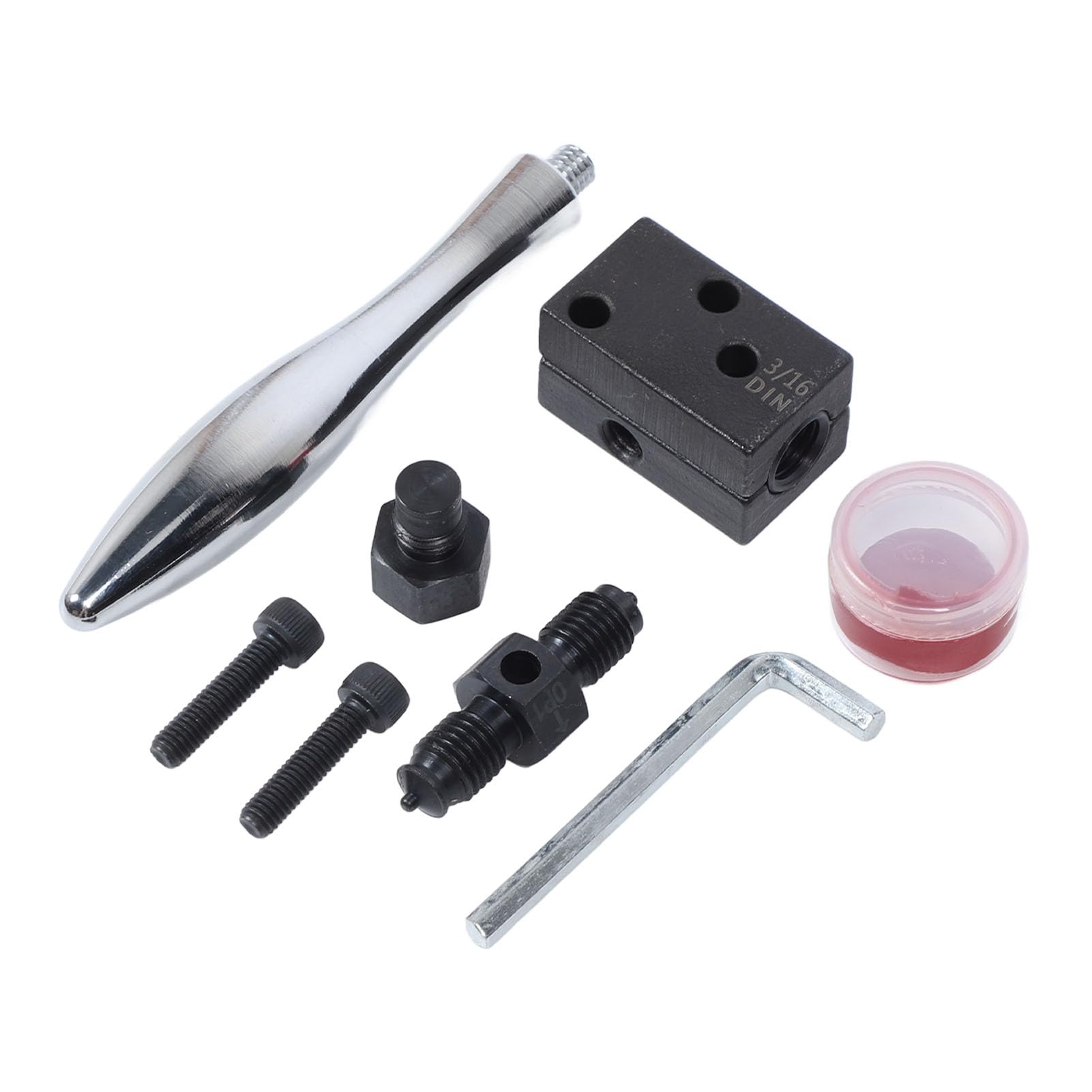 Brake Line Flaring Tool Kit - 3/16\" For ISO/DIN Bubble & 45° SAE Double Flares