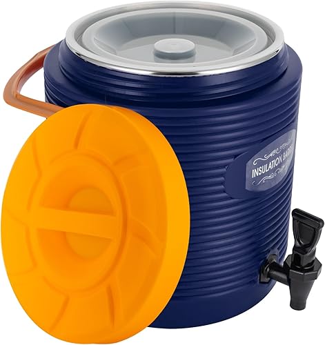 Dispensador de bebidas con aislamiento de acero inoxidable, dispensador térmico de bebidas frías y calientes, dispensador de té, dispensador de