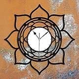 XDG Graine de Vie Lotus Vinyle Horloge Murale Cadeau Unique pour Amis Chambre décoration Vintage Design Bureau Bar Chambre Home Decor