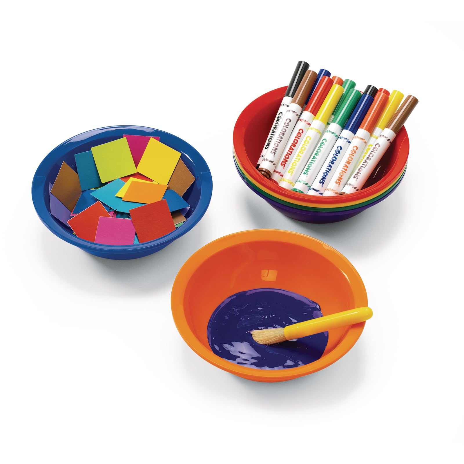 Colorations Best Value Paint Bowls - Set of 6