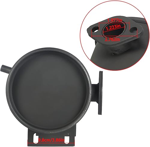 Miniatura 3 de munirater Silenciador de repuesto para carrito de golf para carritos de golf 1976-1987 Club Car 14396-G1 15460-G1 16547-G1