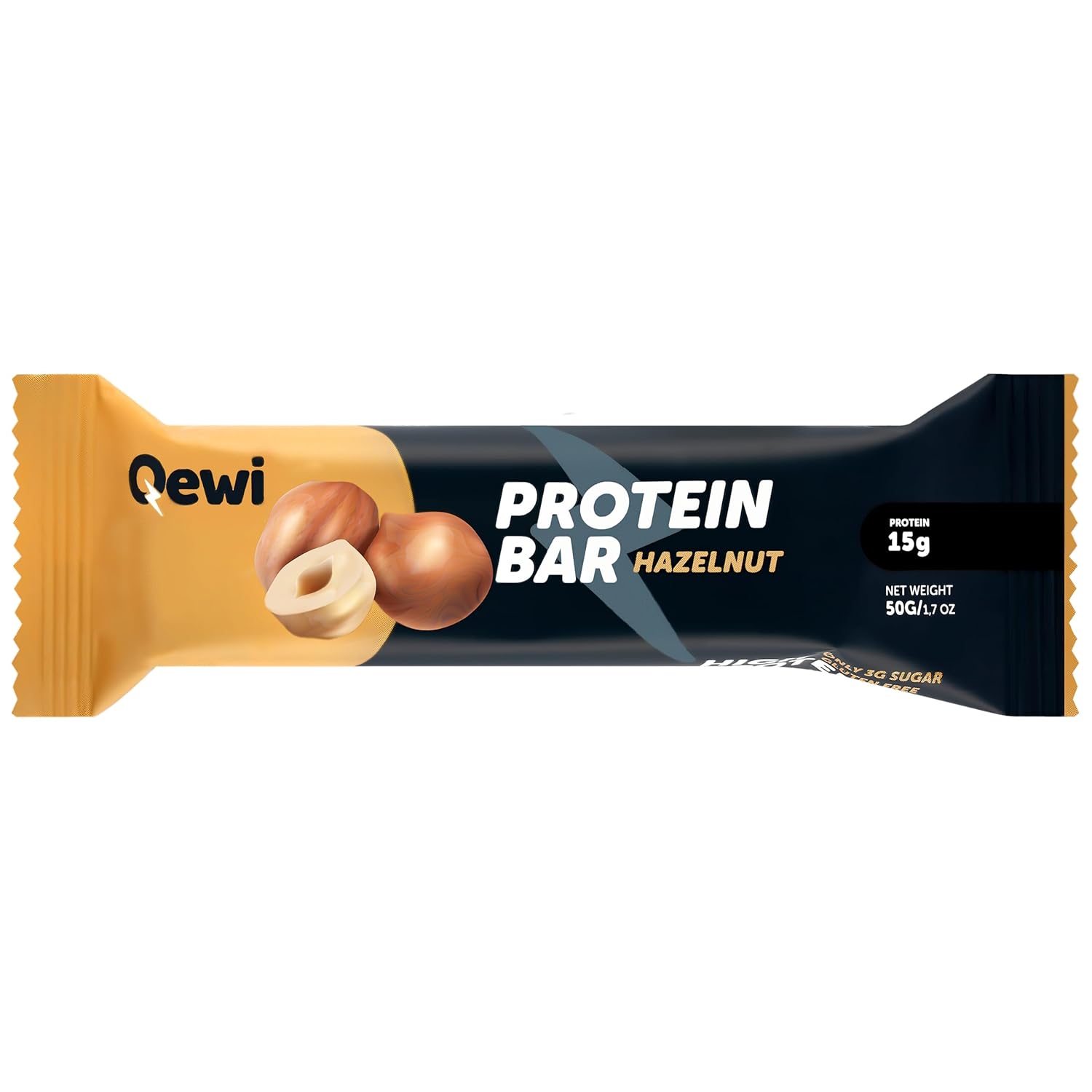 Qewi High Protein Bars No Added Sugar 15Gr Protein