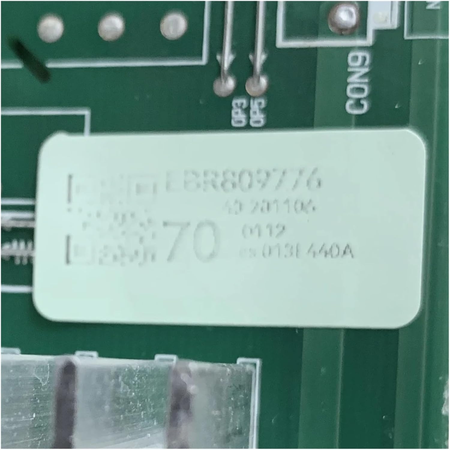 Refrigerator Main Board, Refrigerator Motherboard, PCB Control Board, Model Number EBR80977670,Compatible For LG,For Replacement Board