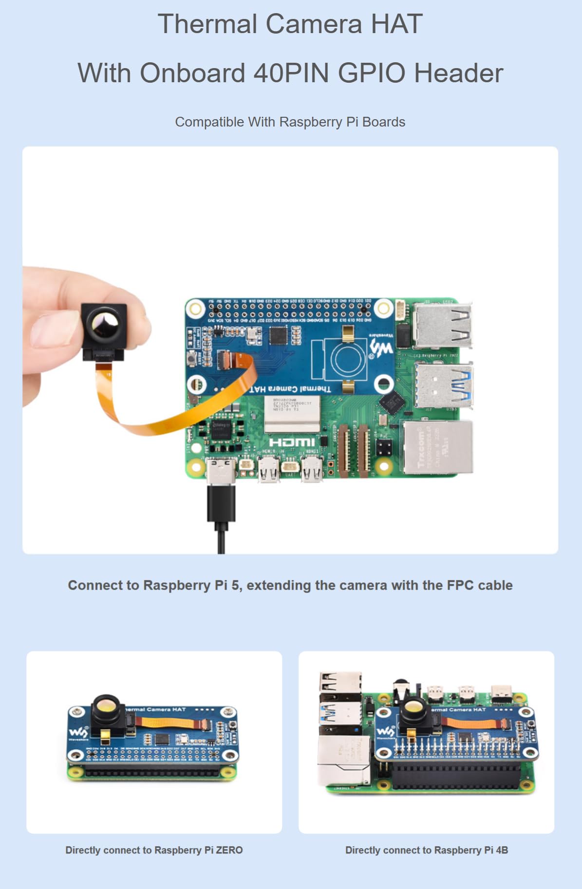 Amazon.com: TUOPUONE Long-Wave IR Thermal Imaging Camera Module 80