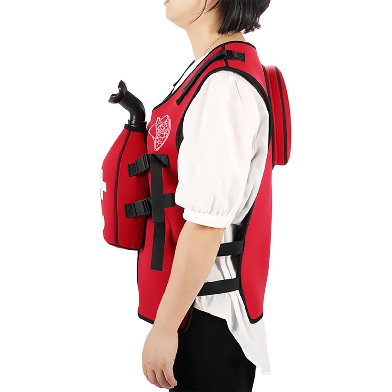 Gilet D'entraînement Anti-étouffement, Gilet D'entraînement Professionnel Heimlich, Compétences De Premiers Secours, Véritable Entraînement, Durable Et Résistant À L'usure, Conception Réglable