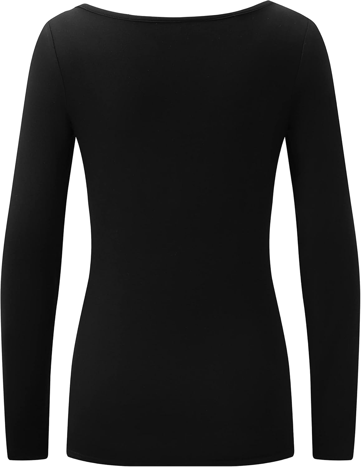 OThread & Co. Women's Long Sleeve T-Shirt Comfy Square Neck Shirts Basic Stretch Layer - Image 4