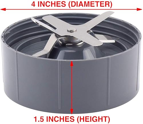 Miniatura 8 de Juego de 5 piezas de repuesto para accesorios compatibles con Nutri Bullet 600W 900W licuadoras NB-101B NB-101S NB-201