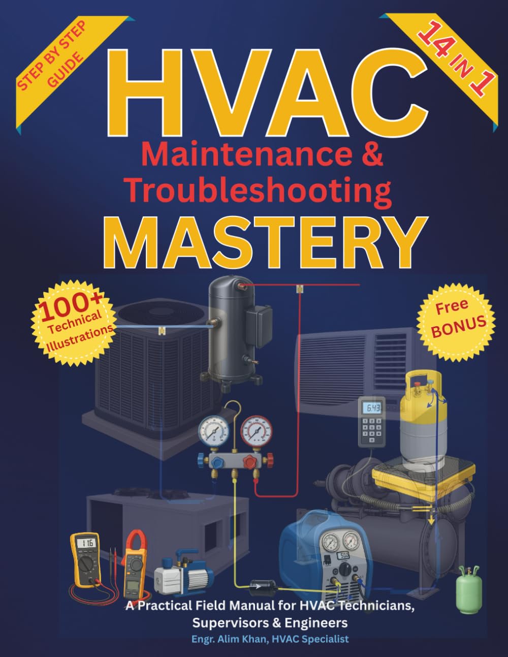 HVAC Maintenance & Troubleshooting Mastery: The Complete Field Guide for AC Technicians, Supervisors & Engineers