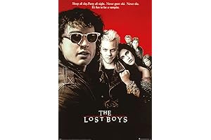 The Lost Boys: Relive the Horrific Nostalgia with this Captivating Movie Poster