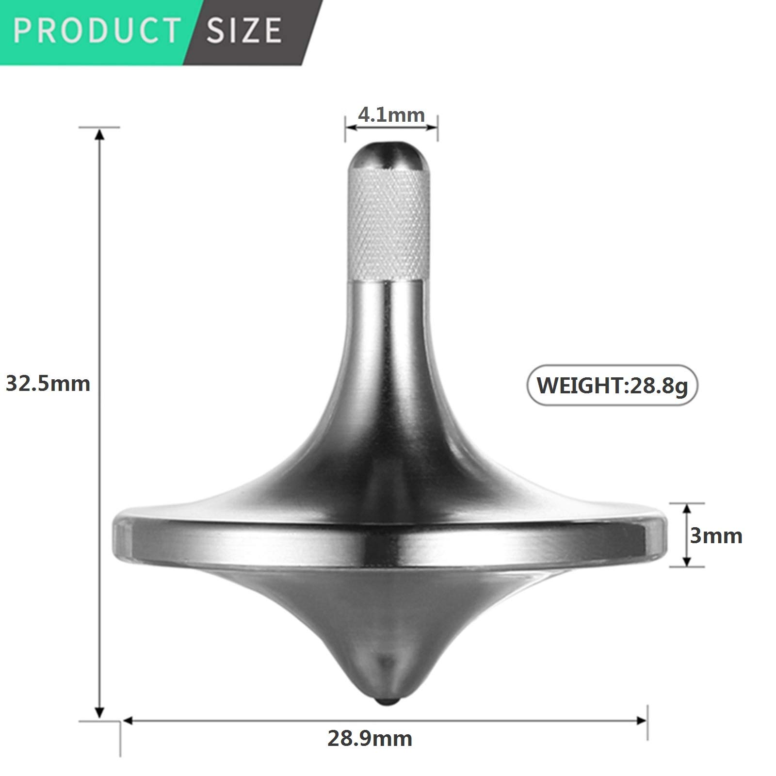 Amazon.com: CHEETOP Stainless Steel Spinning Top, Premium