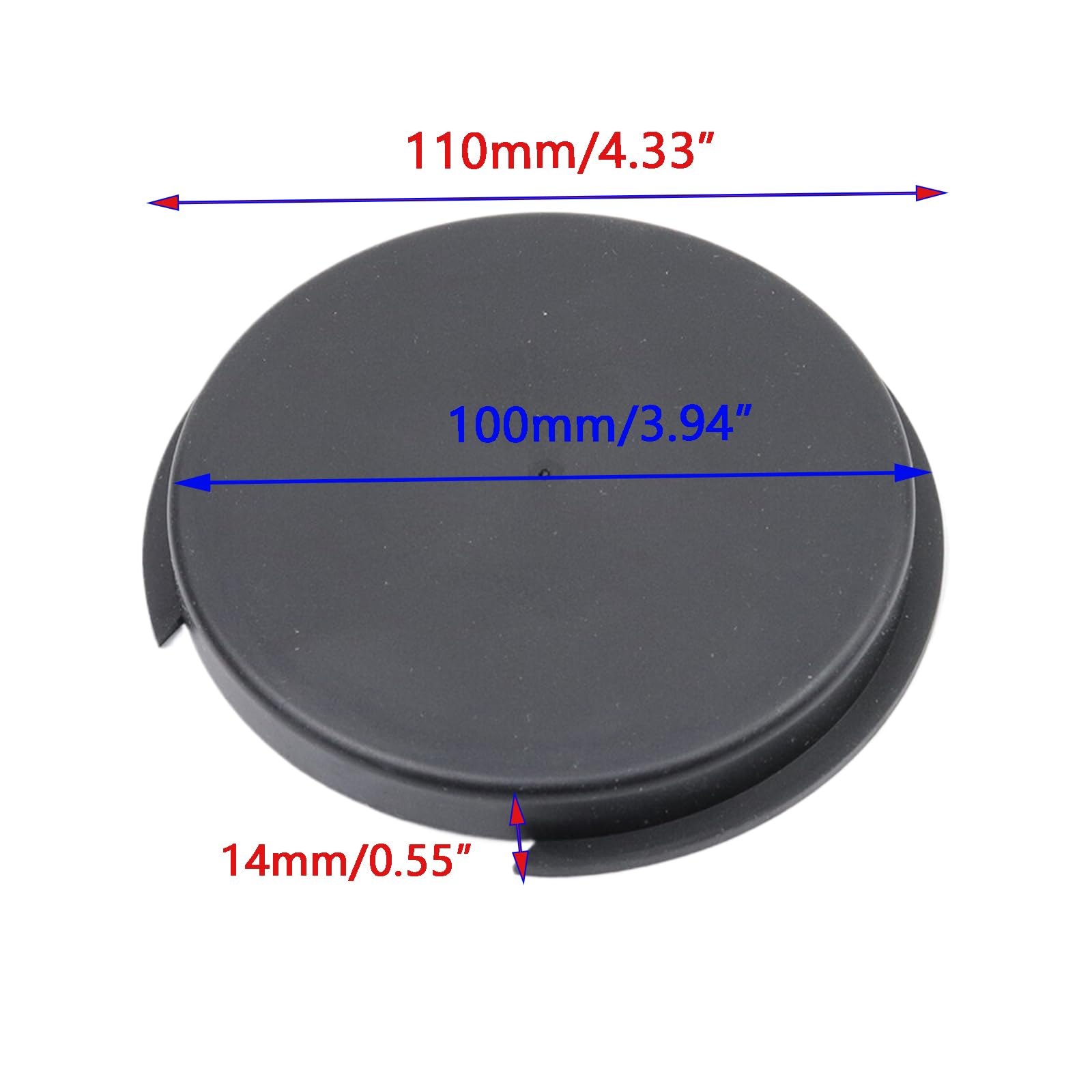 LC LICTOP Black Acoustic Guitar Sound Hole Cover Fit for 100mm/3.94