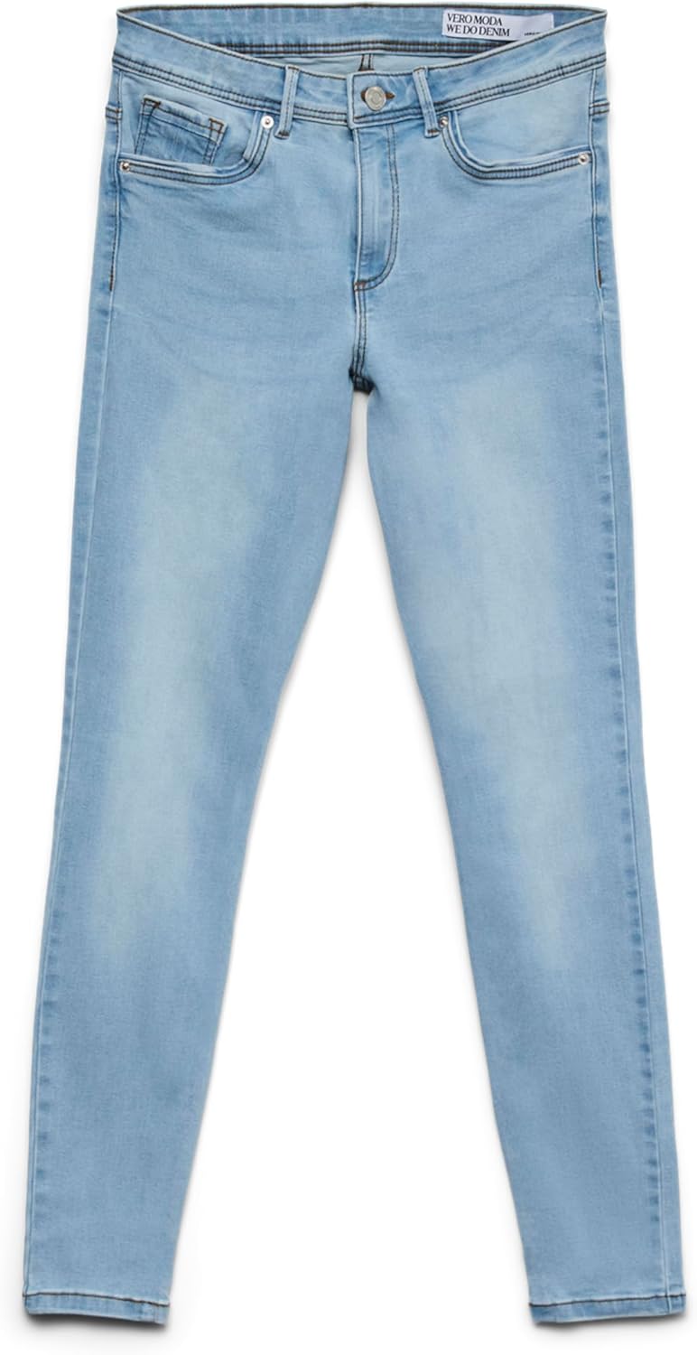 VERO MODA Damen VMTANYA MR S Piping Jeans VI207 GA 10225234