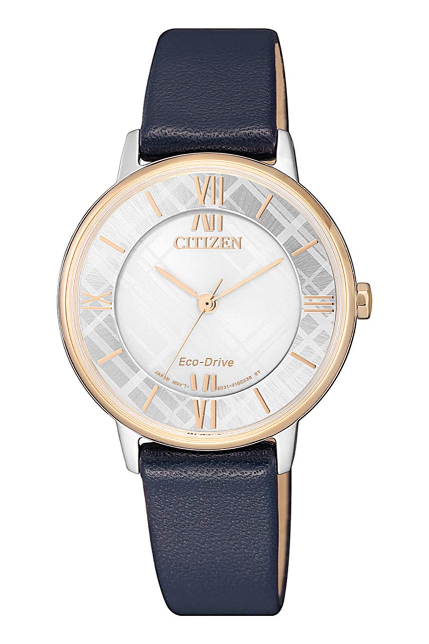 Citizen Eco-Drive Analog womens Leather Watch Powered by light - EM0527-18A (B07Q9LD1BX) Amazon Price History, Amazon Price Tracker