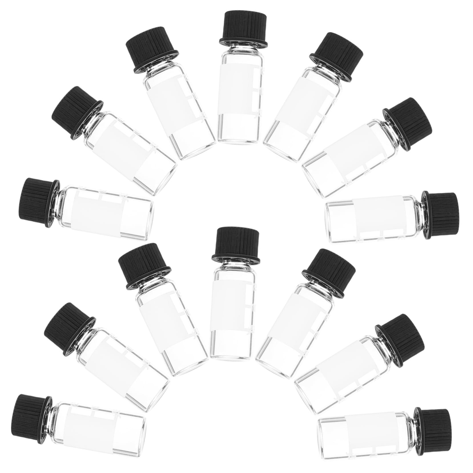 Probenfläschchen Auslaufsicher 2 Ml 100 Stück mit Schraubverschluss Glasflasche 8-425 mit Gewinde für Pharmazie und Kosmetik