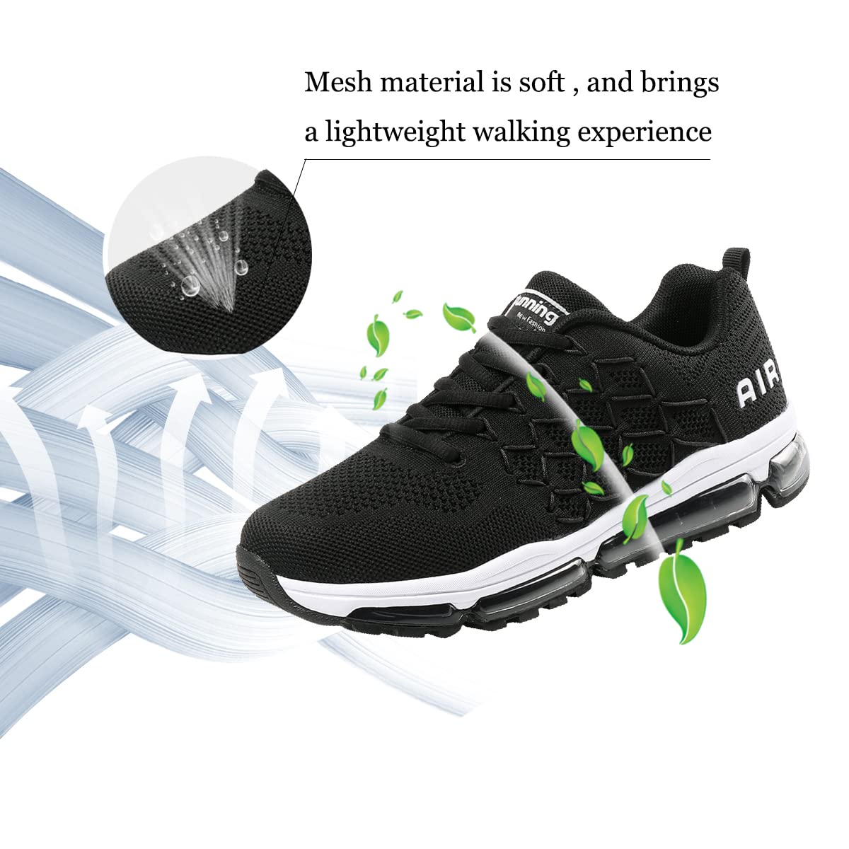 sotirsvs Uomo Donna Air Scarpe Running Sneakers da Ginnastica Corsa Casual da Fitness Scarpe da Tennis Jogging Sportive 34-46 EU