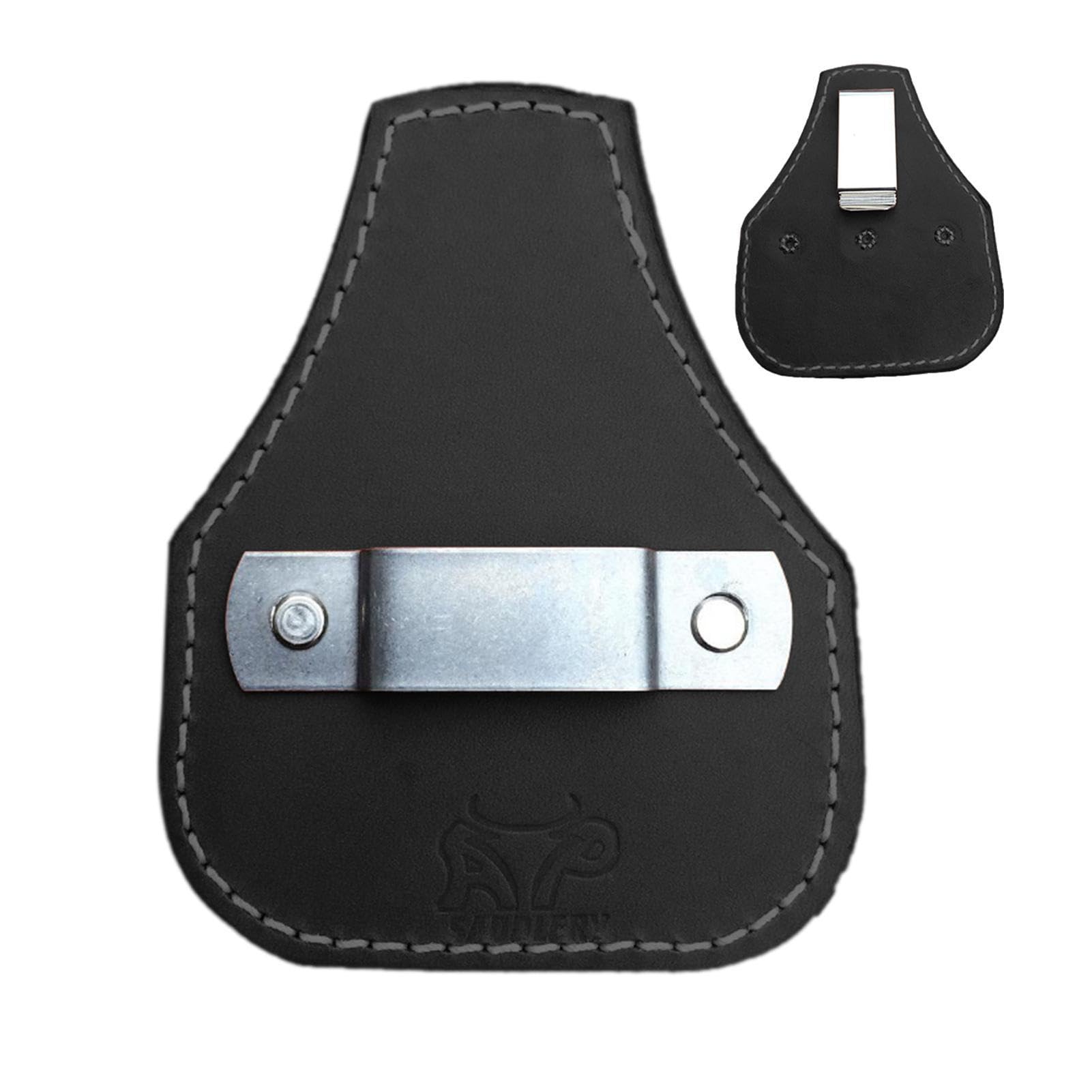 Porta Metro De Cinta De Cuero, Gancho De Clip De Bolsillo Para Funda Universal Para Cinturón