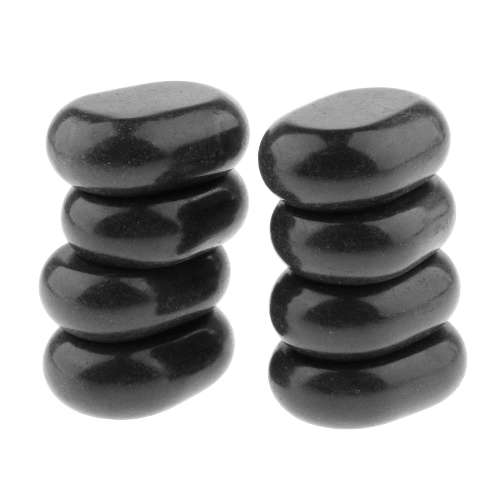 Piedra Herramientas Gua Sha Caliente Relajación Aceites Muscular Masaje Facial Térmico Terapia Corporal para Mujeres Terapeutas Hogar, 8 Pcs conjunto