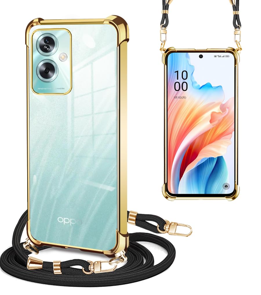 Amazon.co.jp: PAILAIMEN OPPO A79 5G ケース クリア ショルダー 耐 