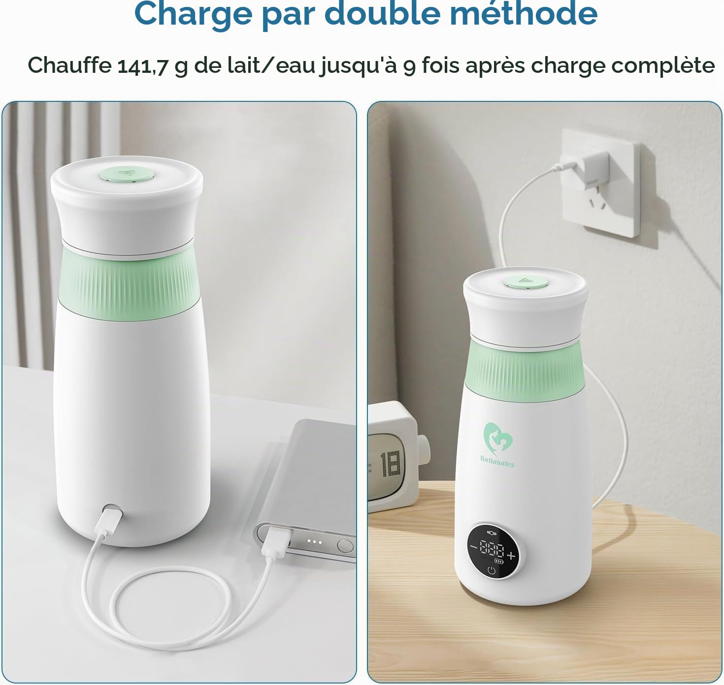 Bellababy Chauffe-biberon, chauffe-bouteille portable