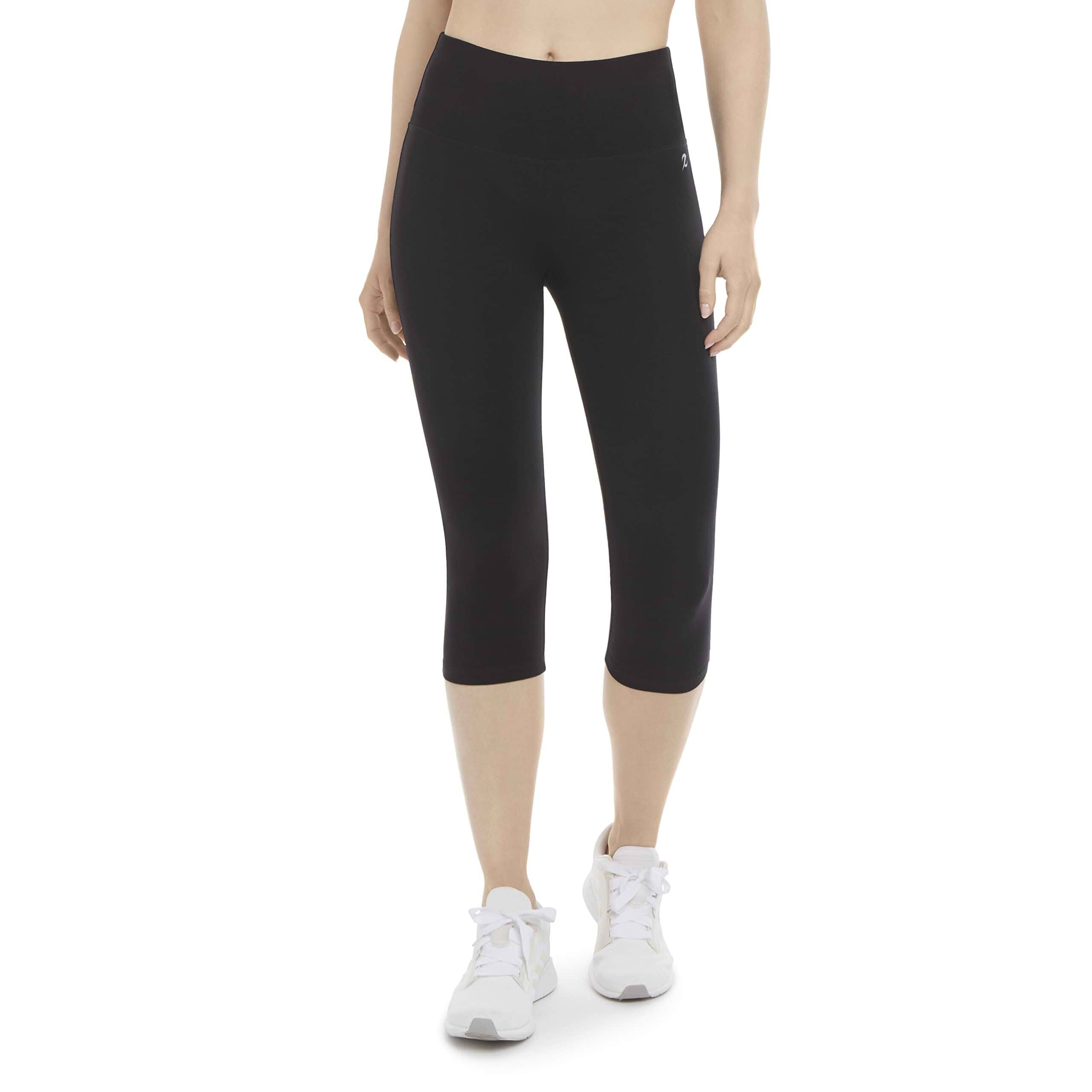 Energy Zone Women's Cotton Stretch High Waist Crop Legging Leggings