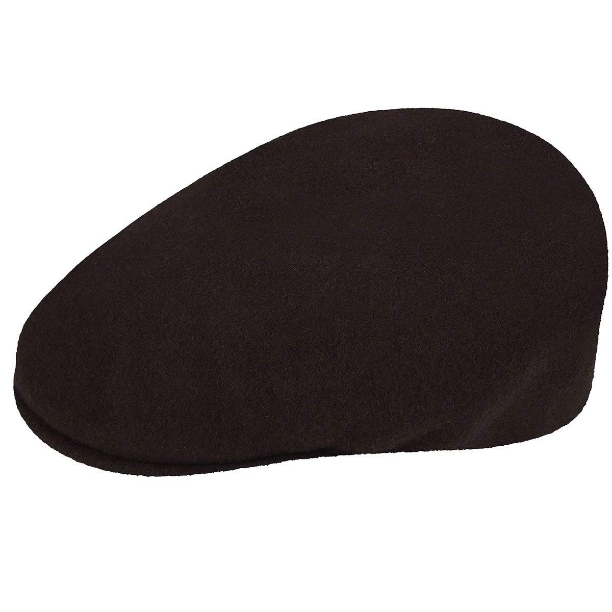 Kangol 504 Flat Cap by Women/Men - Men´s hat Wool with Peak All-Season Spring Summer Autumn Winter - L (58-59 cm) Brown