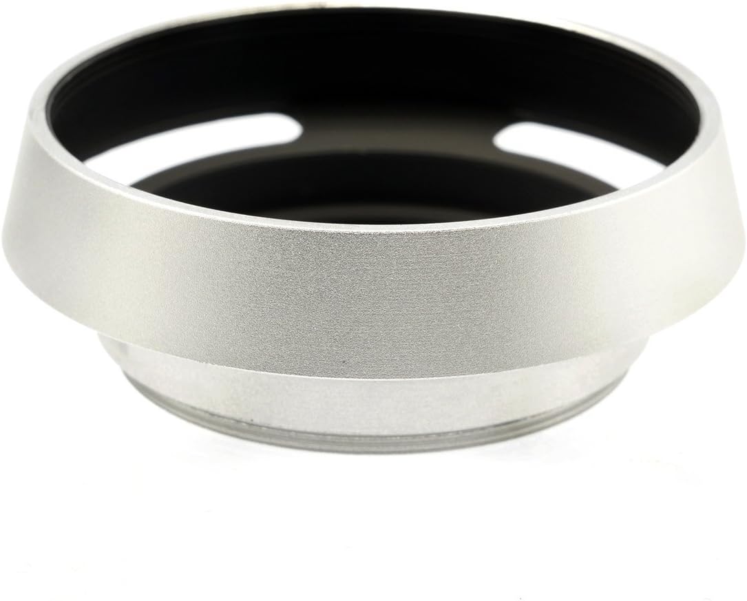 40.5mm Metal Lens Hood + Cap Industar 61 L/D Silver
