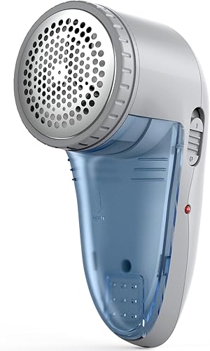 Afeitadora de tela eléctrica removedor de pelusa recargable con cuchillas de acero inoxidable de 3 hojas, rasuradora profesional de suéter para