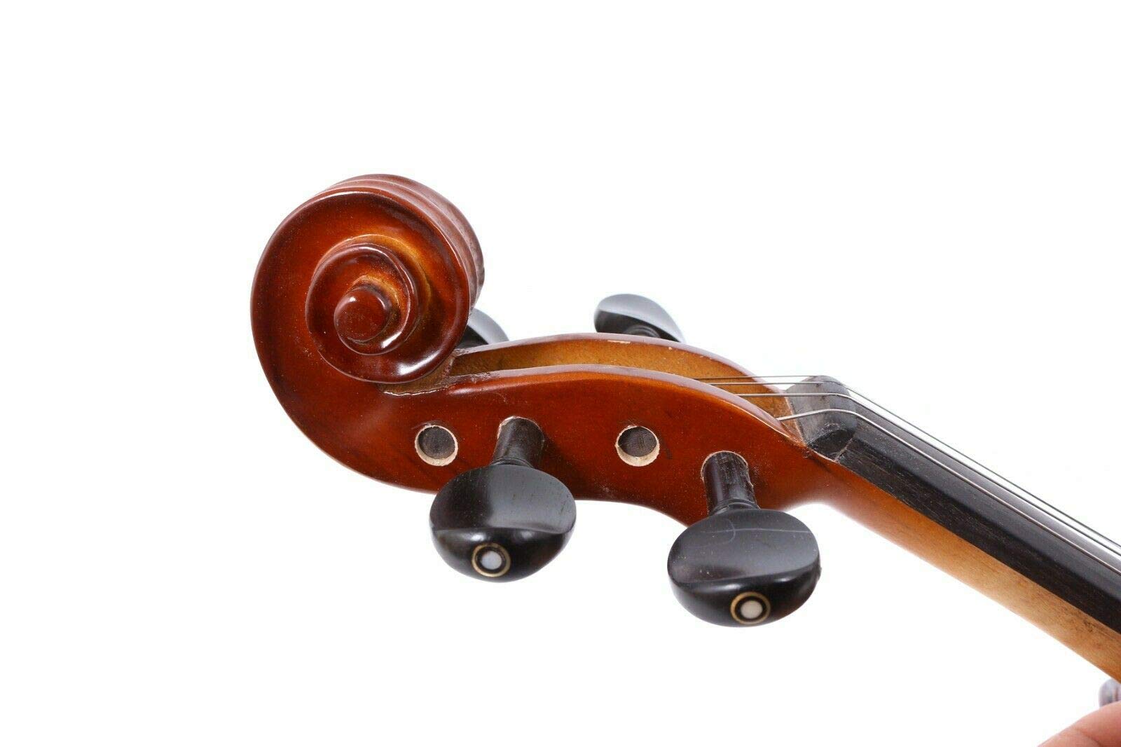 Yinfente 4/4 violino rosso scuro violino elettrico silenzioso in legno massiccio, suono potente amplificatore Violin case Bow Full size 4/4 Infradito colorati estivi, con finte perline
