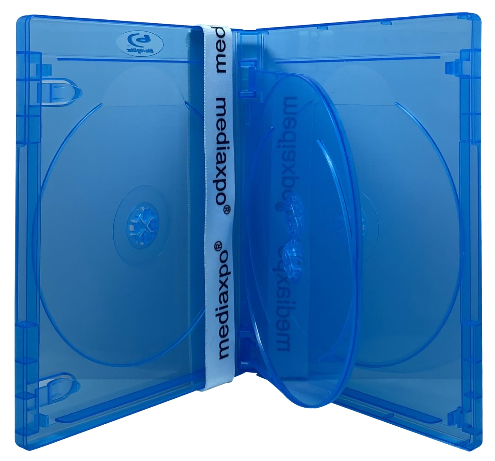 Amazon.com: Mediaxpo Premium Standard Blu-ray Quad 4 Disc Cases