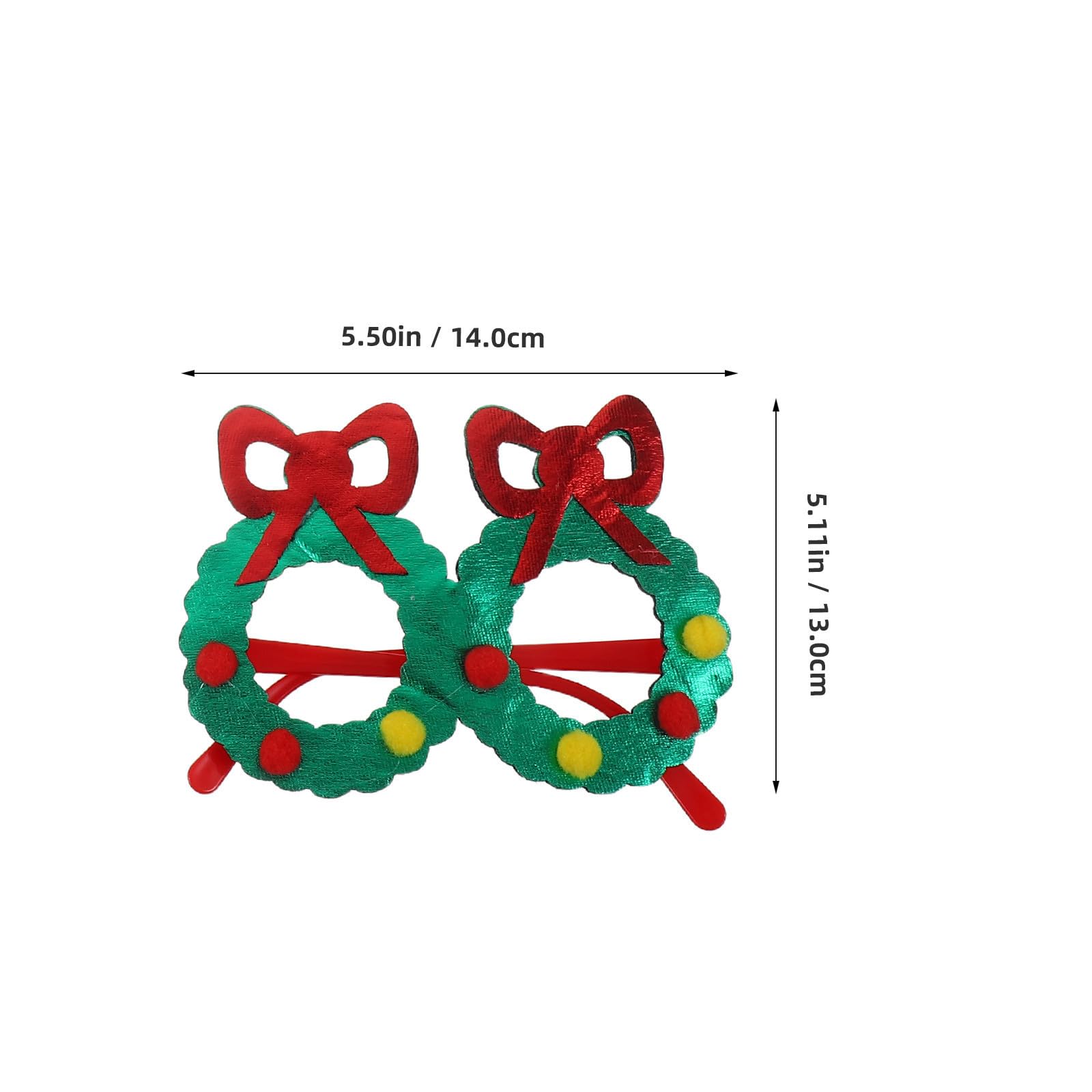 TOYANDONA 30 Stück Weihnachtskostümbrille für Foto Requisiten, Glitzernd | Pet und Filz, Leicht zu Tragen, für Weihnachtsfeier und Firmenevent, Silvester und Festliche Fotos