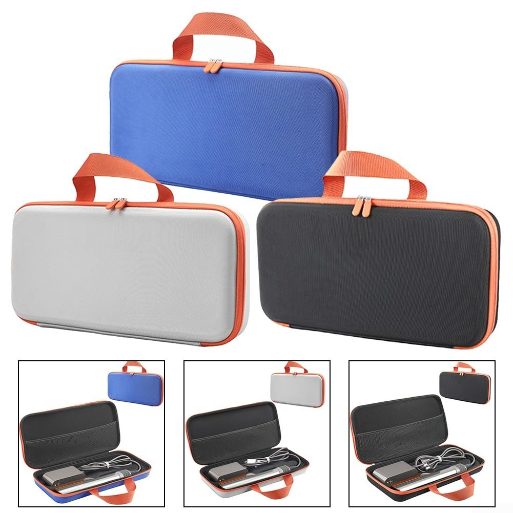Custodia portatile in EVA per piastra per capelli Airstrait HT01, scatola rigida da viaggio con tasca interna in rete per accessori, per riporre in casa organizzata e trasporto sicuro (grigio)