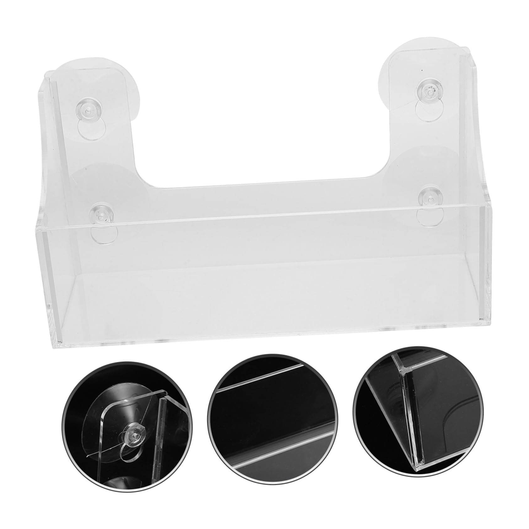 MAGICLULU 4 Piezas Portavasos para Bebidas Puede Estante Apilador De Latas De Nevera Estante De Bebidas del Refrigerador Apilador De Botellas Frigorífico Especiero Acrílico Transparent