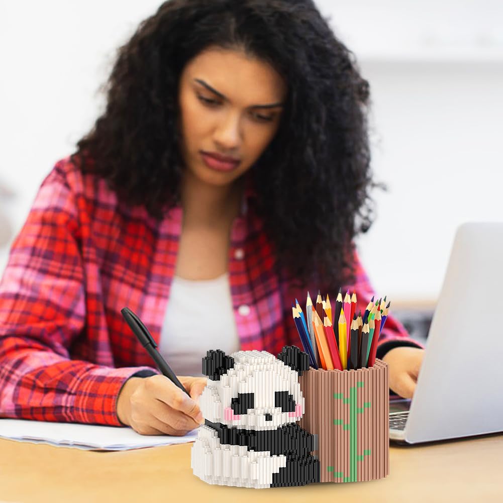 Lego Oso Panda Soporte Para Bolígrafos De Bloques De Construcción Panda - Micro Mini, Para Montar Y Decorar Escritorio | Juguete Educativo Regalo Estudiante Creativo Lego Oso Panda Soporte Para Bolígrafos De Bloques De Construcción Panda - Micro Mini, Para Montar Y Decorar Escritorio | Juguete Educativo Regalo Estudiante Creativo