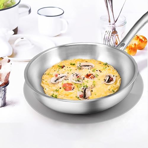 Miniatura 5 de KooMall Tapete multiusos para microondas de 12 y 10 pulgadas, salvamanteles, soportes para ollas, secar, hornear, colocar mantel, soporte para