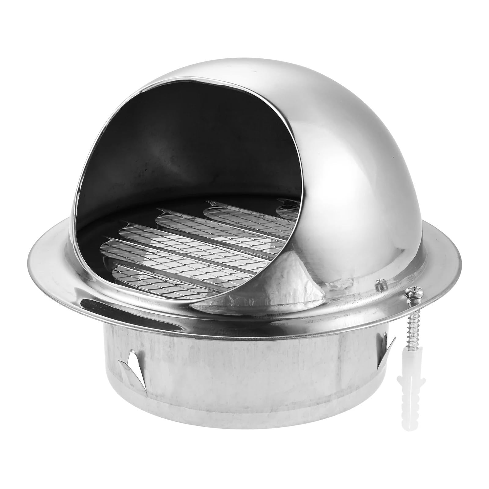2pcs Air Protective Mesh Outlet Heating Cooling Vents Cap Vent Ducting Ventilation Exhaust Grille Cover for Ventilation(6inch)
