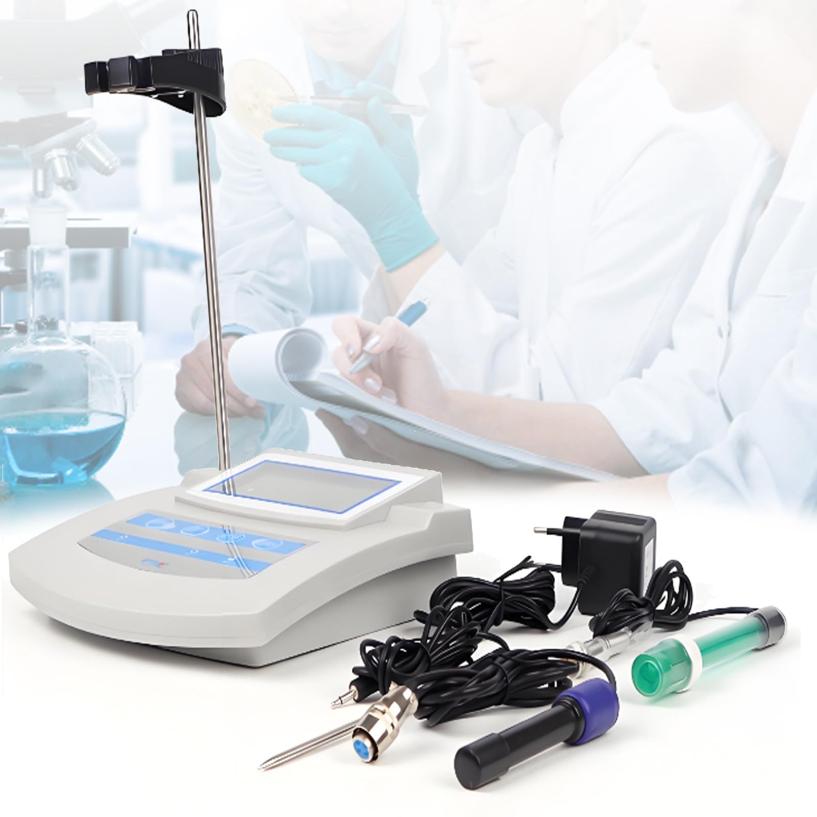 Kit PH-Metro Digitale da banco 6 in 1 per Laboratorio