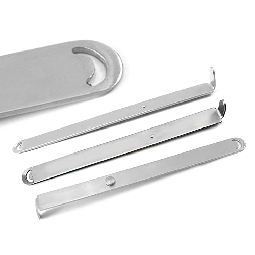 MEDSPO Recolector profesional de raspador de huesos dental  Raspador de injerto de implantes curvados de mano con cuchillas  Herramientas de