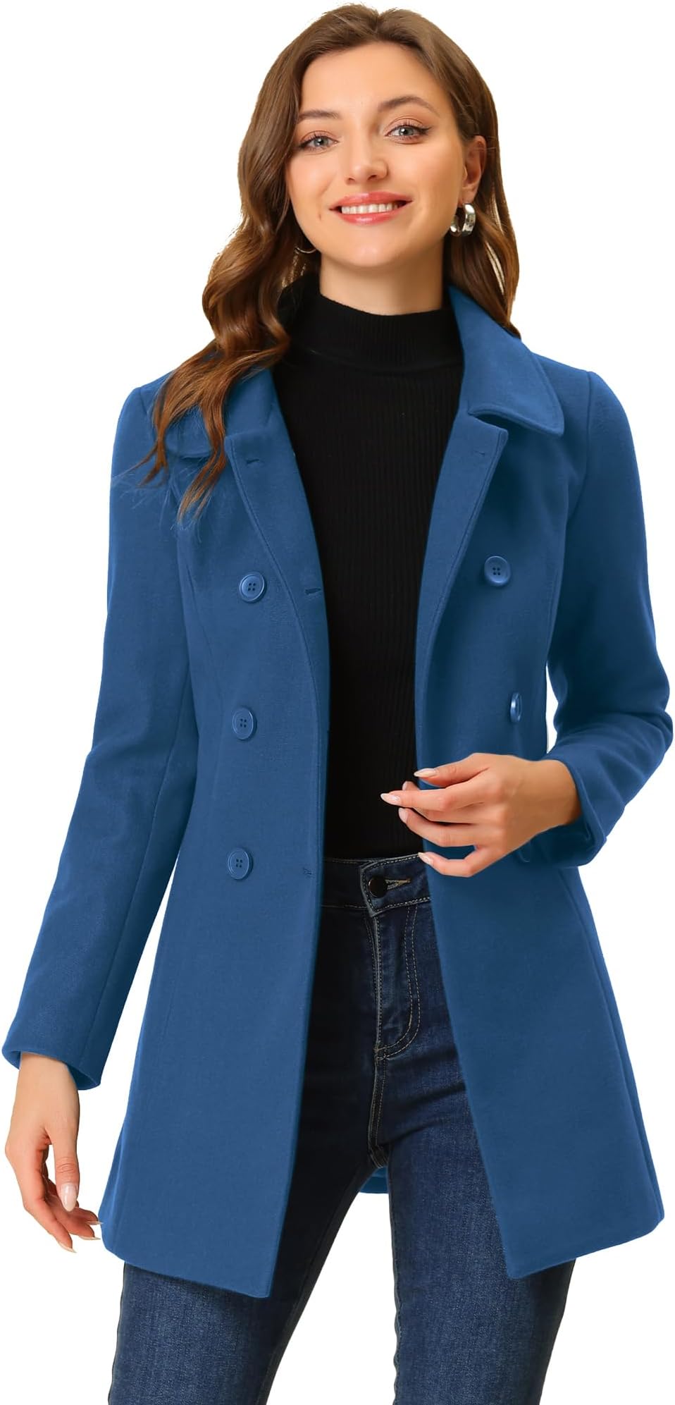 Allegra K womens Trench Coat Trench Coat