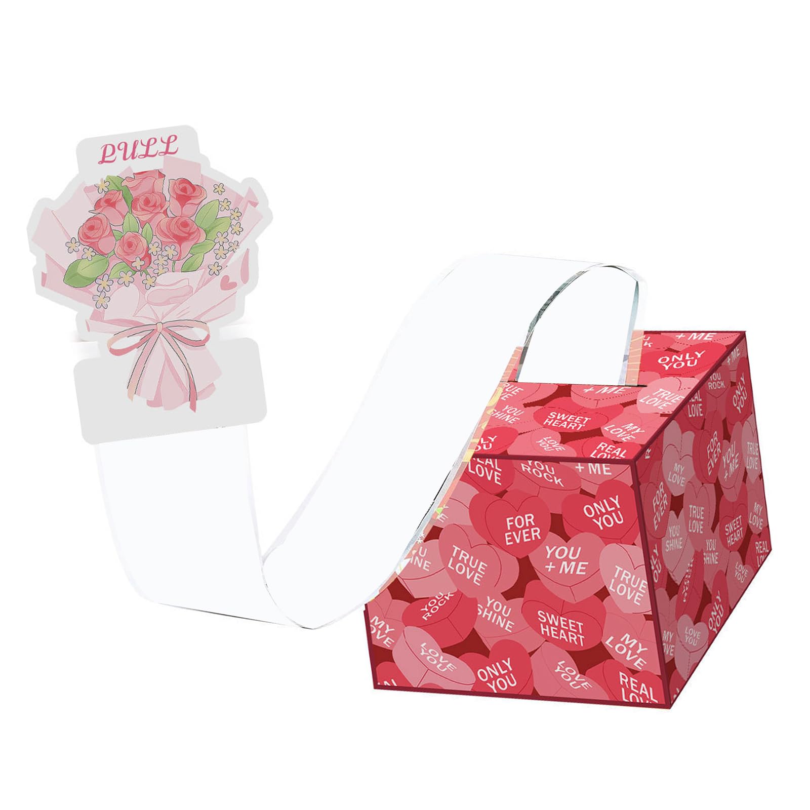 Msioytog Sturdy Paper Money Pull Box Safe for Children in Gatherings Featuring Food Grade Materials Festival Body Jewelry Pearl