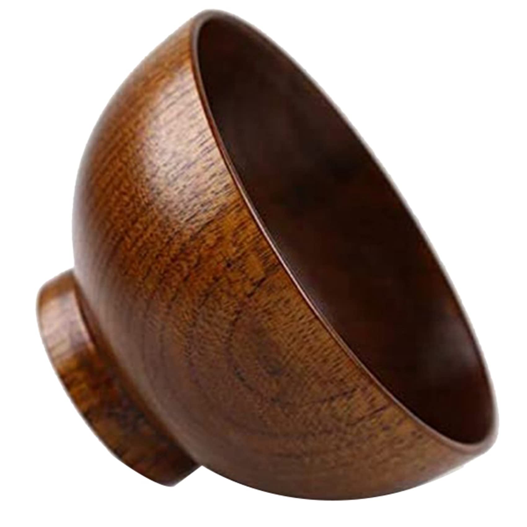 12 Piezas de de Madera para Servir Vajilla para Arroz, Sopa, Salsa, Café, Té, Decoración, Ensaladera de Madera, Juego de Cubiertos de Cocina