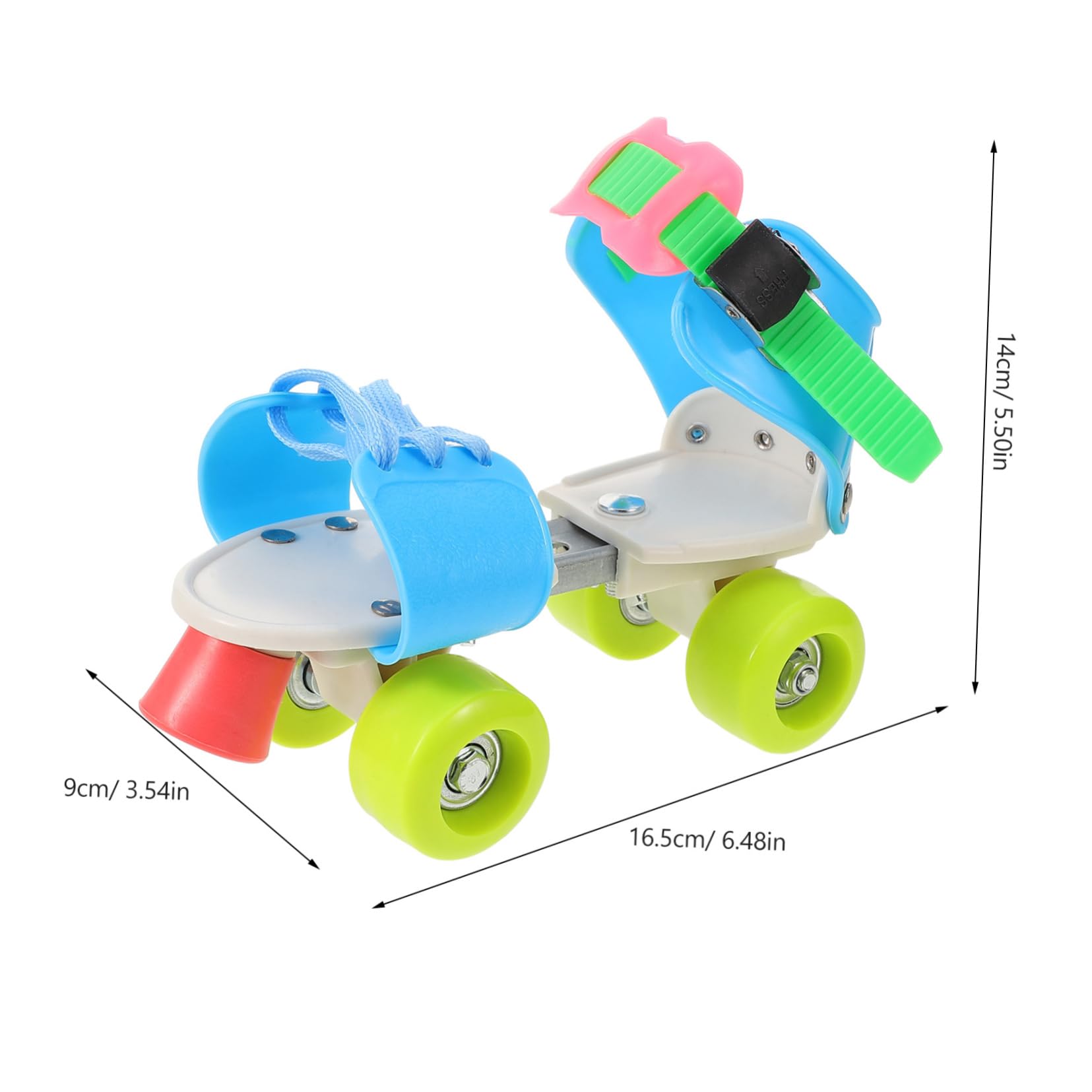 Parliky Skate Shoes for Boys and Girls Training Roller Skates Easy to Adjust Wear for Outdoor Indoor Activities
