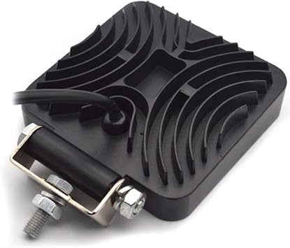 16 LED Kare Çalışma Lambası, 12 Volt, Off Road Sis Farı, Siyah