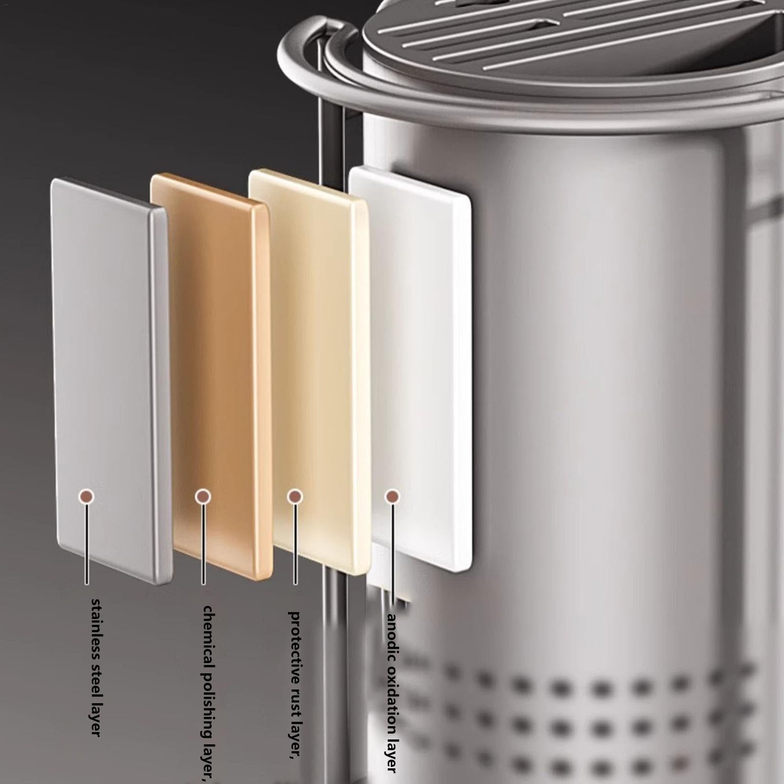 Support rotatif pour coupe-cuisine | Support de rangement rotatif pour argenterie | Organisateur d'ustensiles de cuisine | Support de rangement pour spatule rotatif, support pour coupe-cuisine avec cr | argenterie | Organisateur d'ustensiles de cuisine |
