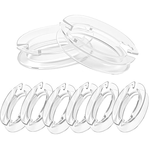 8 Pack Blind Cord Winder Safety Blind Cord Holder Clear Baby Proof Window Blinds Cords Safety Childproof Blind String Wrap Blind Cord Wrap Cleat Alternative Protect Kids and Pets, No Wall Damage